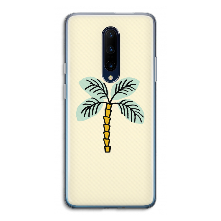 Palmboom: OnePlus 7 Pro Transparant Hoesje