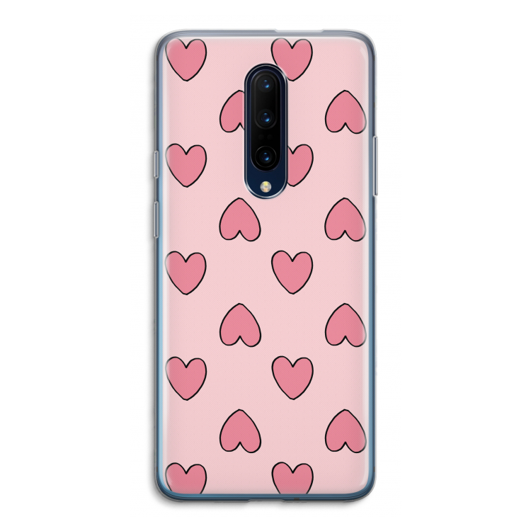 Ondersteboven verliefd: OnePlus 7 Pro Transparant Hoesje