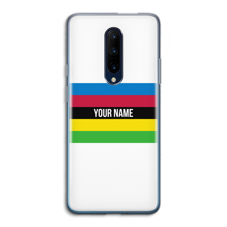 WK Wielrennen: OnePlus 7 Pro Transparant Hoesje