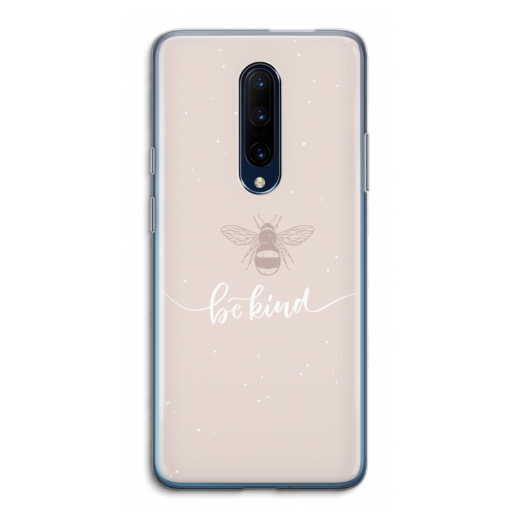 Be(e) kind: OnePlus 7 Pro Transparant Hoesje