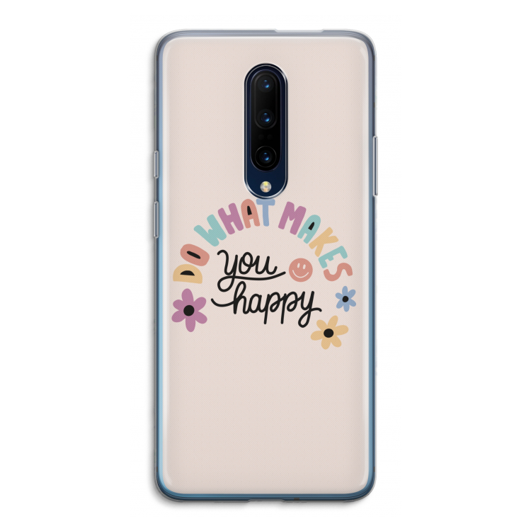 Happy days: OnePlus 7 Pro Transparant Hoesje