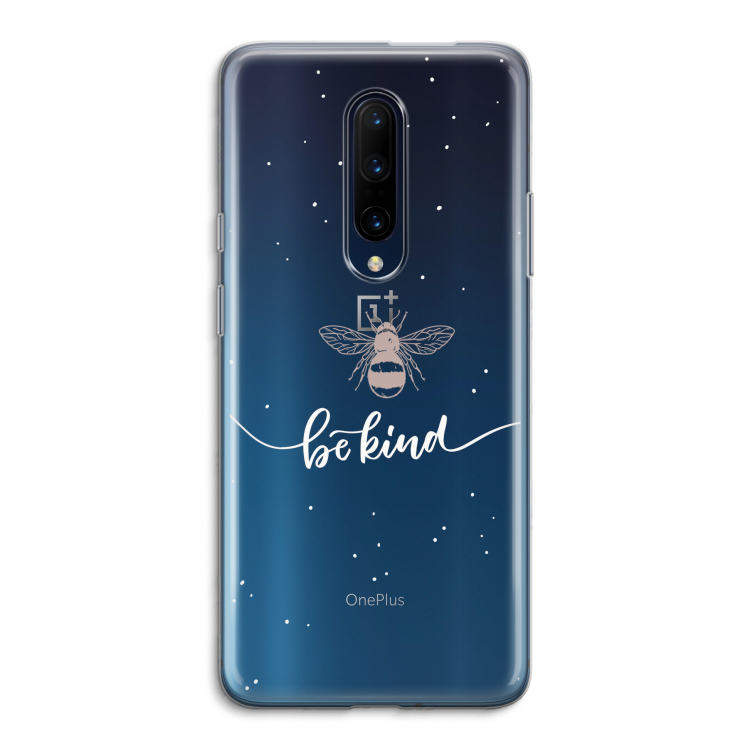 Be(e) kind: OnePlus 7 Pro Transparant Hoesje
