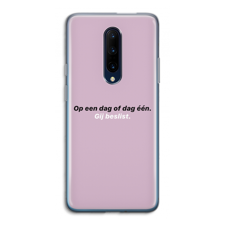 gij beslist: OnePlus 7 Pro Transparant Hoesje