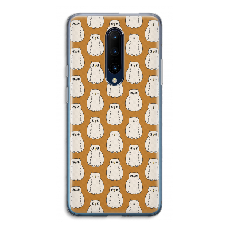 Uilen: OnePlus 7 Pro Transparant Hoesje