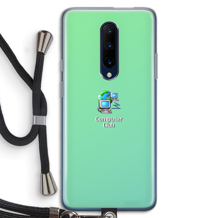 Win98: OnePlus 7 Pro Transparant Hoesje met koord