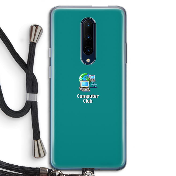 Win98: OnePlus 7 Pro Transparant Hoesje met koord