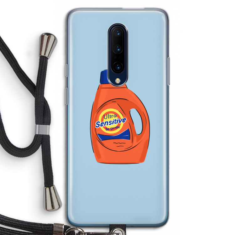 Ultra Sensitive: OnePlus 7 Pro Transparant Hoesje met koord