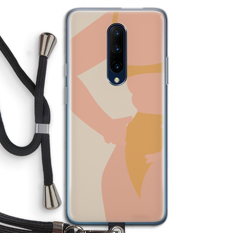 Bikini body: OnePlus 7 Pro Transparant Hoesje met koord