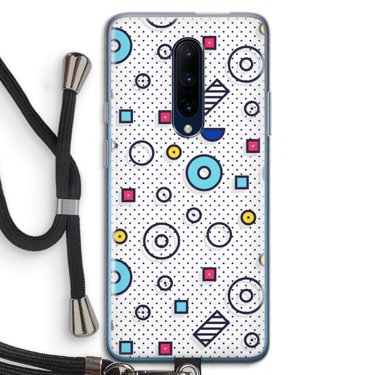 8-bit N°9: OnePlus 7 Pro Transparant Hoesje met koord