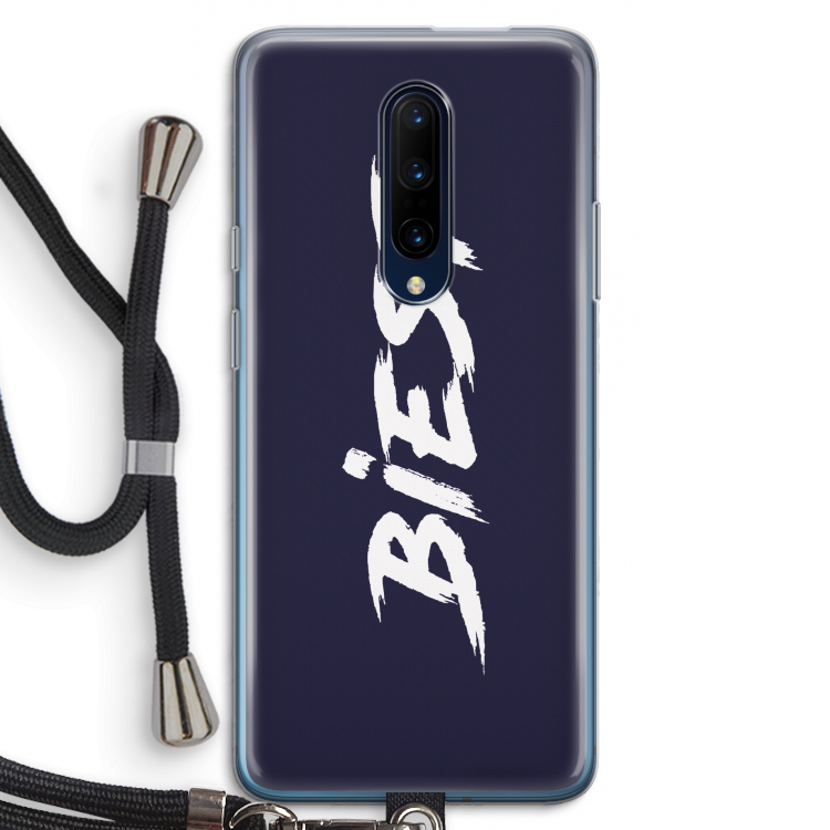 Biest: OnePlus 7 Pro Transparant Hoesje met koord