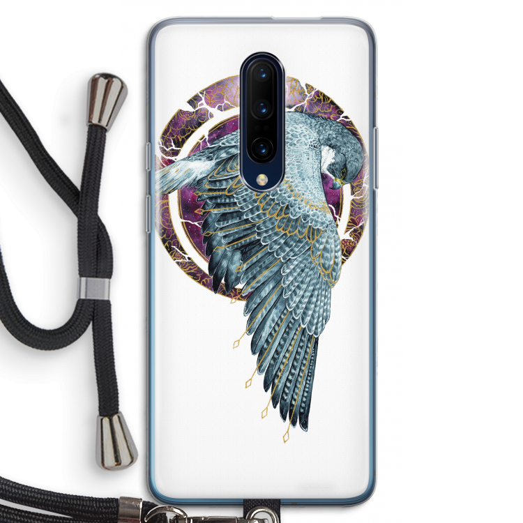 Golden Falcon: OnePlus 7 Pro Transparant Hoesje met koord
