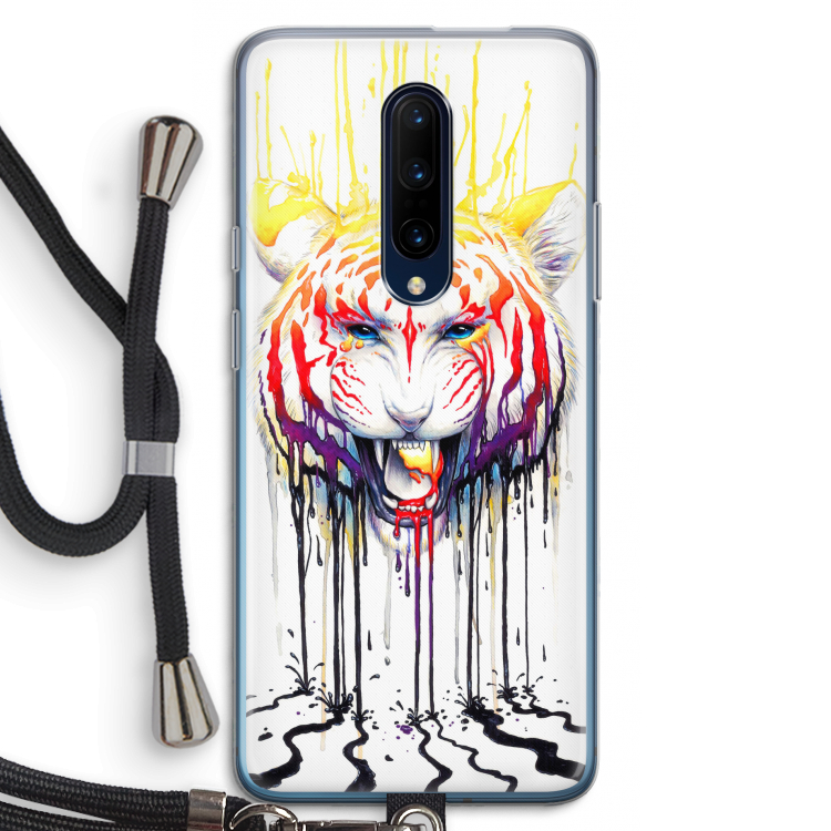 Fading: OnePlus 7 Pro Transparant Hoesje met koord