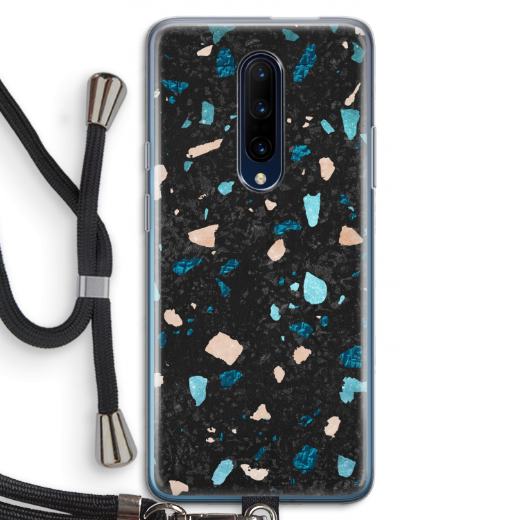 Terrazzo N°11: OnePlus 7 Pro Transparant Hoesje met koord