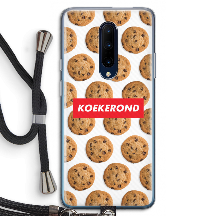 Koekerond: OnePlus 7 Pro Transparant Hoesje met koord