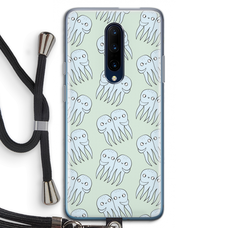 Octopussen: OnePlus 7 Pro Transparant Hoesje met koord