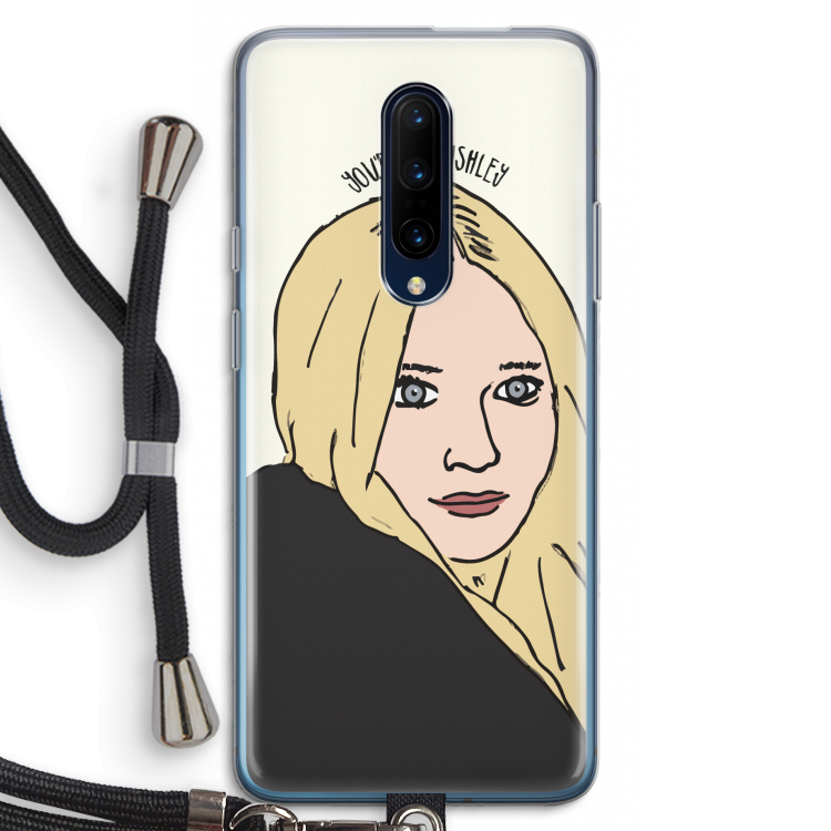Ashley: OnePlus 7 Pro Transparant Hoesje met koord