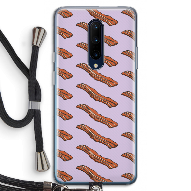 Bacon to my eggs #2: OnePlus 7 Pro Transparant Hoesje met koord