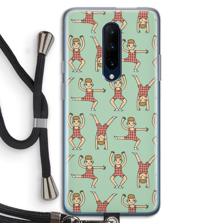 Gymboys: OnePlus 7 Pro Transparant Hoesje met koord