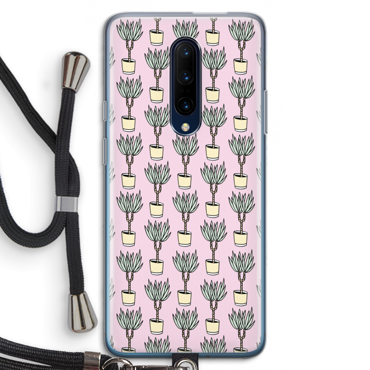 Boompje: OnePlus 7 Pro Transparant Hoesje met koord