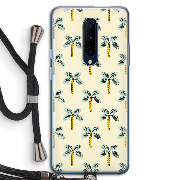 Paradise: OnePlus 7 Pro Transparant Hoesje met koord