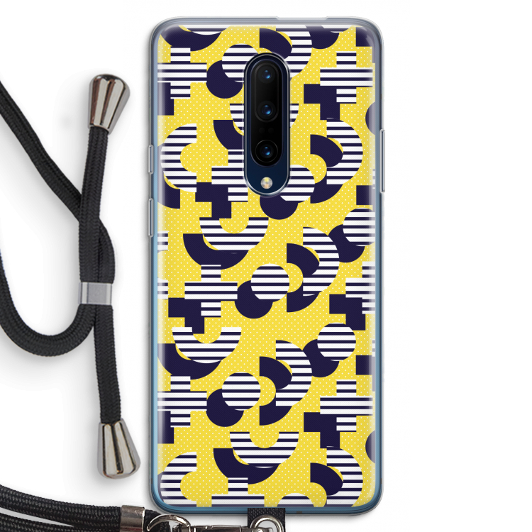 8-bit N°3: OnePlus 7 Pro Transparant Hoesje met koord