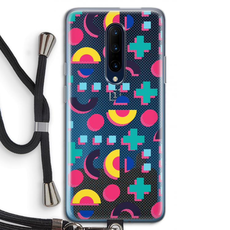 8-bit N°2: OnePlus 7 Pro Transparant Hoesje met koord