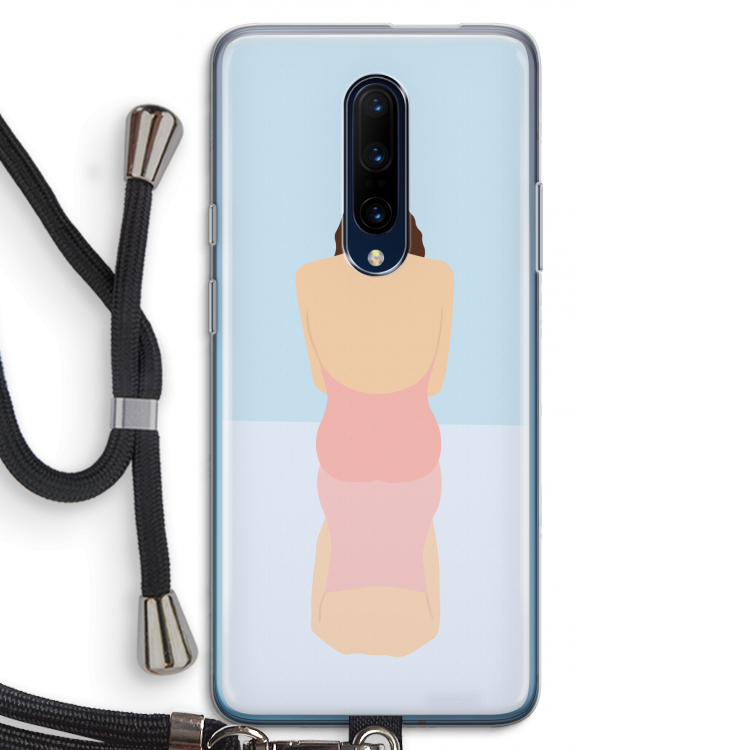 Mirror: OnePlus 7 Pro Transparant Hoesje met koord