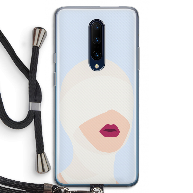 Incognito: OnePlus 7 Pro Transparant Hoesje met koord