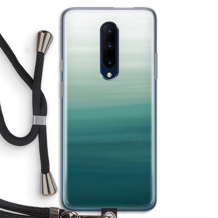 Ocean: OnePlus 7 Pro Transparant Hoesje met koord