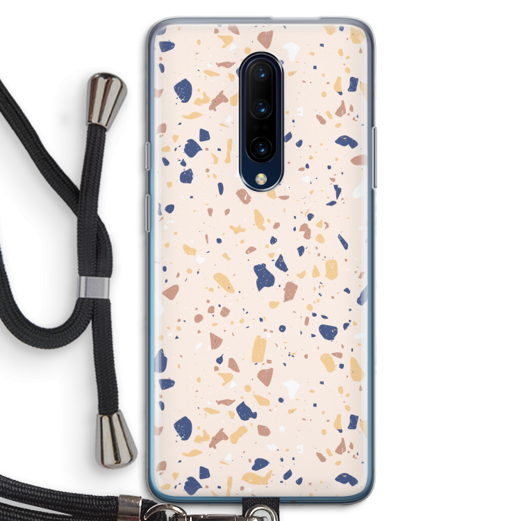 Terrazzo N°23: OnePlus 7 Pro Transparant Hoesje met koord