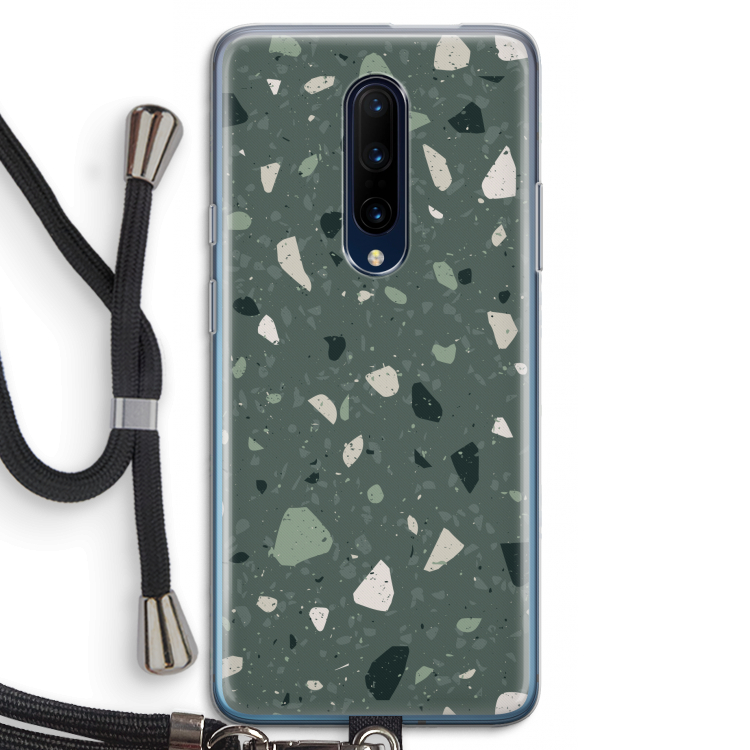 Terrazzo N°19: OnePlus 7 Pro Transparant Hoesje met koord