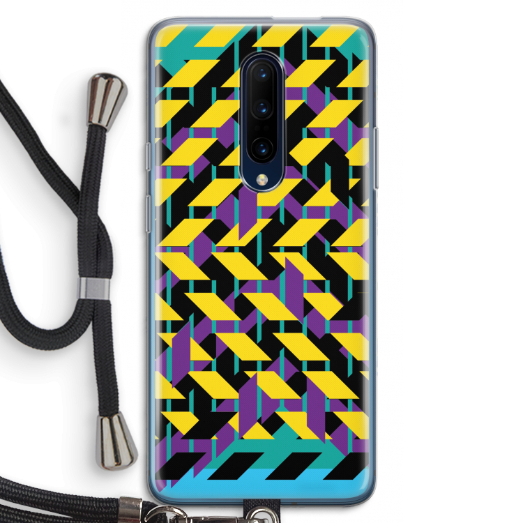 Skew Bee 3: OnePlus 7 Pro Transparant Hoesje met koord