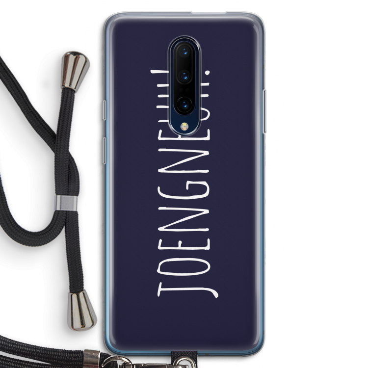 Joengneuh!: OnePlus 7 Pro Transparant Hoesje met koord