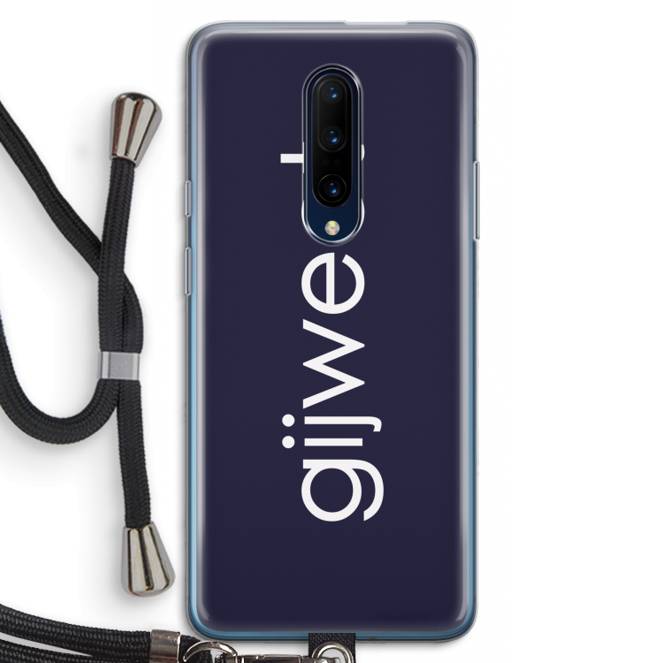 Gijweet: OnePlus 7 Pro Transparant Hoesje met koord