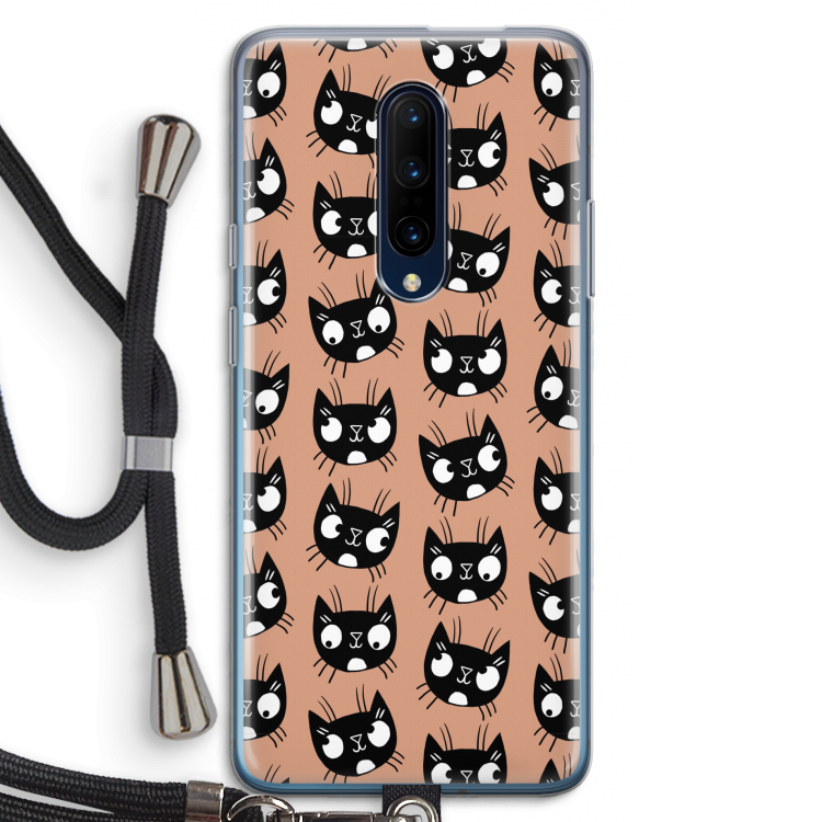 Kat: OnePlus 7 Pro Transparant Hoesje met koord