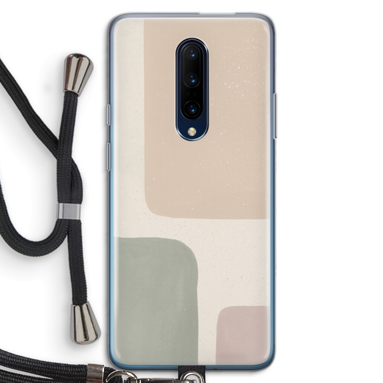 Geo #7: OnePlus 7 Pro Transparant Hoesje met koord