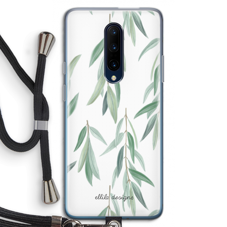 Branch up your life: OnePlus 7 Pro Transparant Hoesje met koord