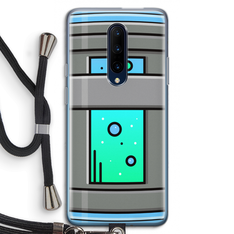 Chug Bottle: OnePlus 7 Pro Transparant Hoesje met koord