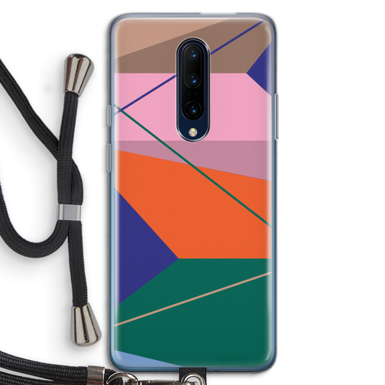 Gestalte 1: OnePlus 7 Pro Transparant Hoesje met koord
