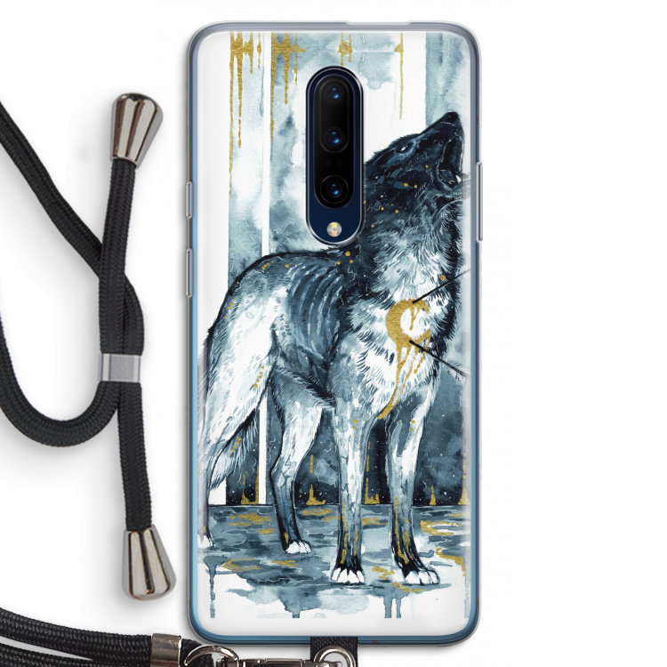Bleeding Soul: OnePlus 7 Pro Transparant Hoesje met koord