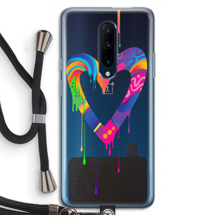 Melts My Heart: OnePlus 7 Pro Transparant Hoesje met koord