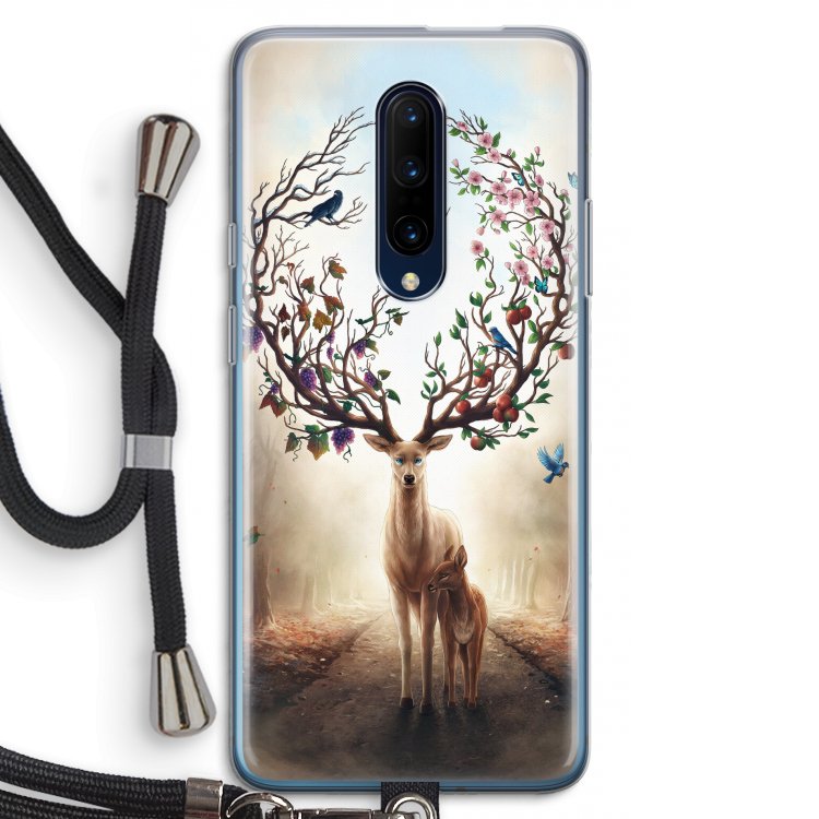 Seasons Change: OnePlus 7 Pro Transparant Hoesje met koord