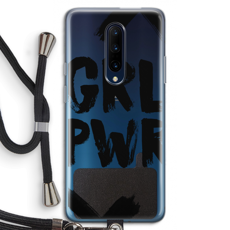 Girl Power #2: OnePlus 7 Pro Transparant Hoesje met koord
