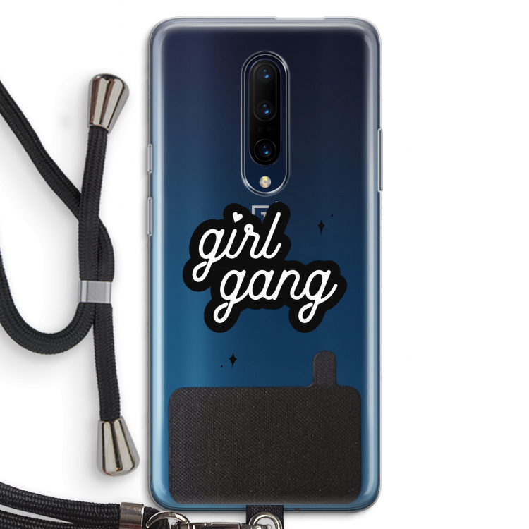 Girl Gang: OnePlus 7 Pro Transparant Hoesje met koord