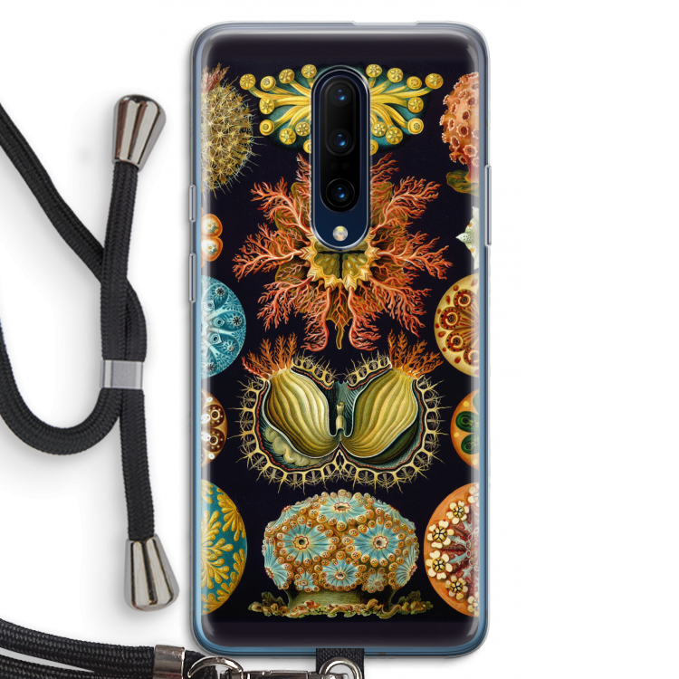 Haeckel Ascidiae: OnePlus 7 Pro Transparant Hoesje met koord