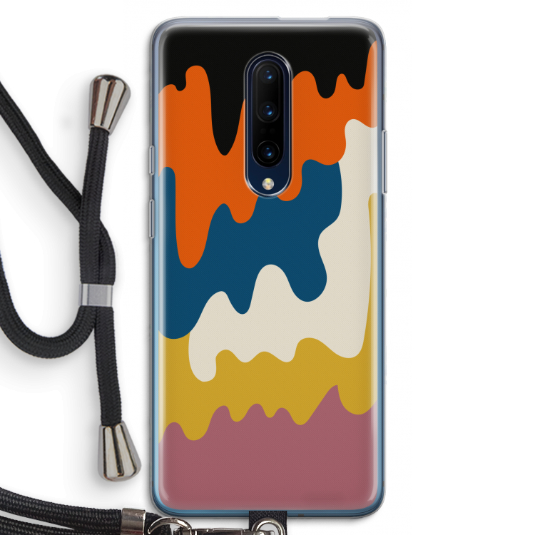 Baar A: OnePlus 7 Pro Transparant Hoesje met koord