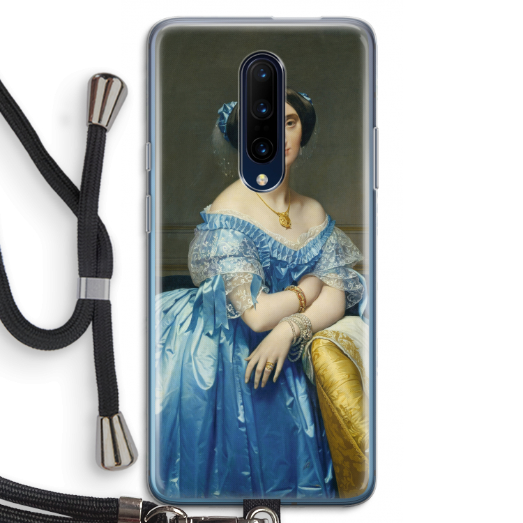 Eleonore: OnePlus 7 Pro Transparant Hoesje met koord