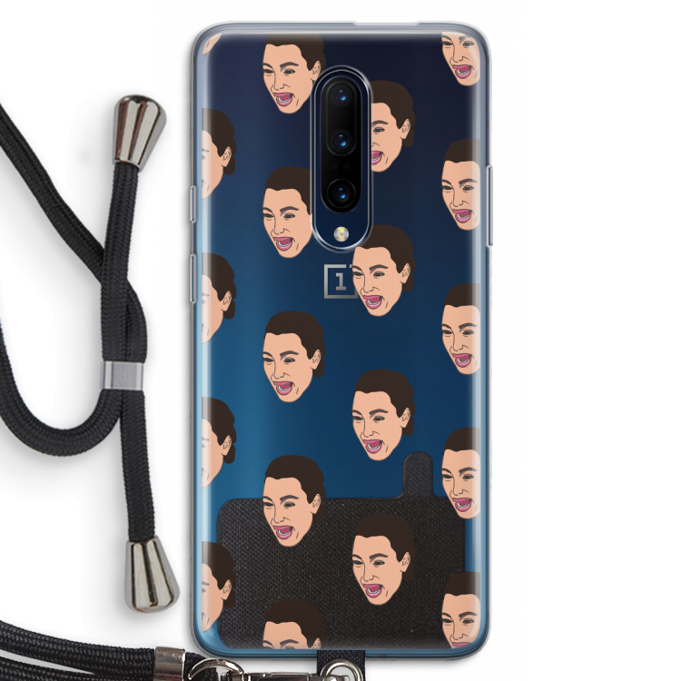 Ugly Cry Call: OnePlus 7 Pro Transparant Hoesje met koord