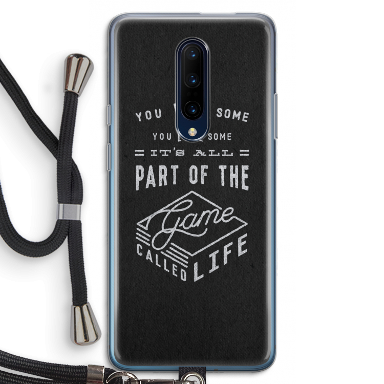 Life: OnePlus 7 Pro Transparant Hoesje met koord