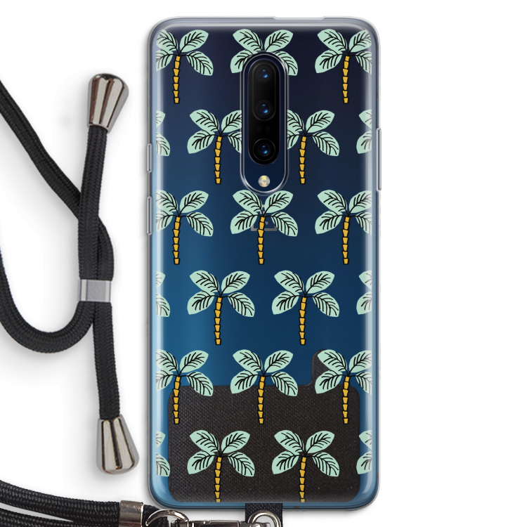 Paradise: OnePlus 7 Pro Transparant Hoesje met koord